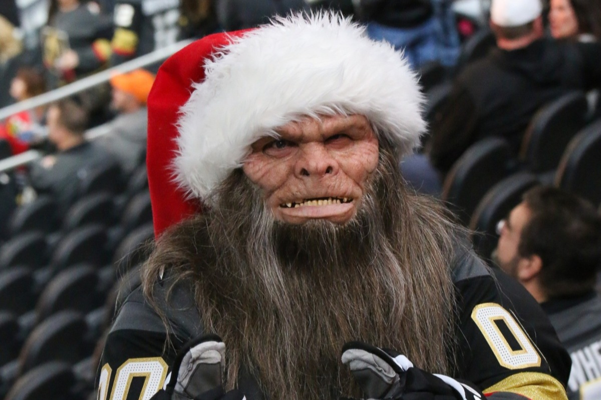 Santa Squatch Wrapping party for Clark County Children | Andrew Sasquatch Lunsford Signature Real Estate Group